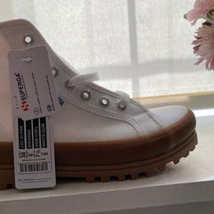 2341 Alpina - Ankle Boots - Laced - Unisex - White Size 7.5